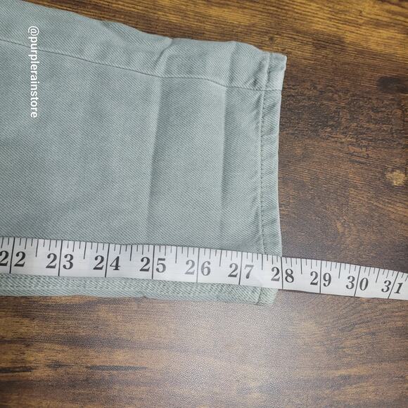 American Eagle Mom Jeans 6 Straight Sage Green Comfort Stretch Waistband NWT - Picture 11 of 13